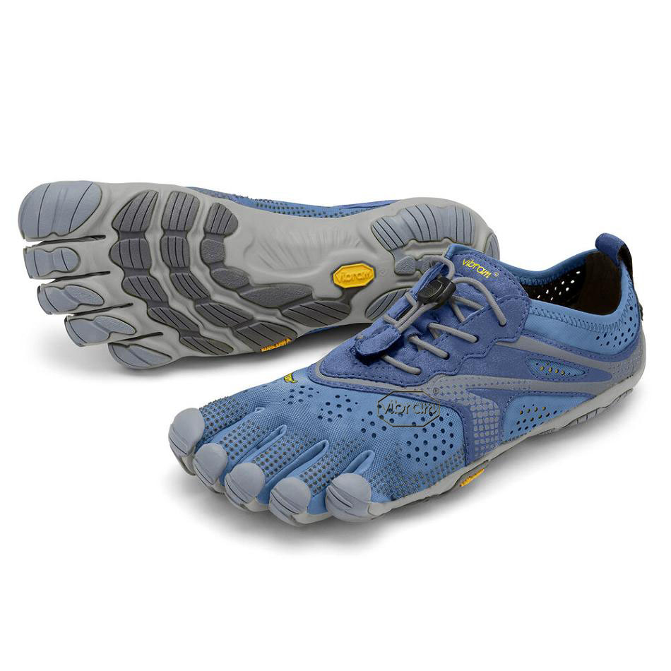 Women\'s Vibram V-Run Running Shoes Blue | CA_E72