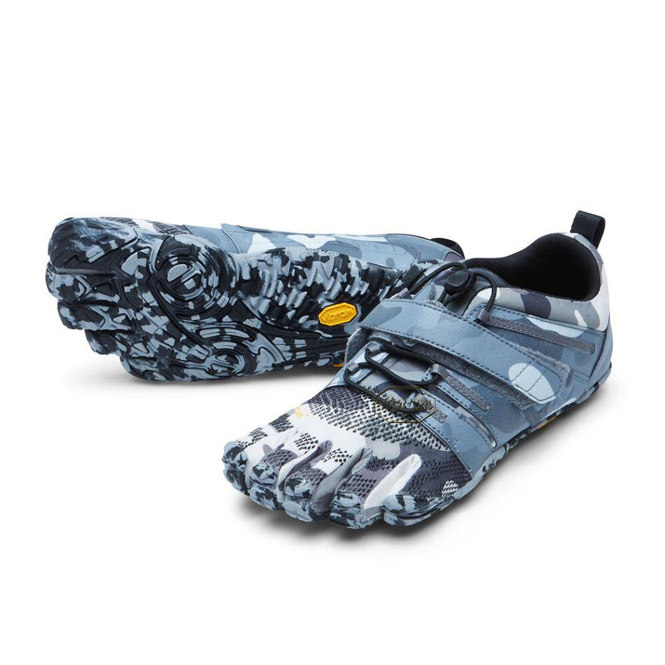 Women\'s Vibram V-Train 2.0 Training Shoes Grey / Camo | CA_U49