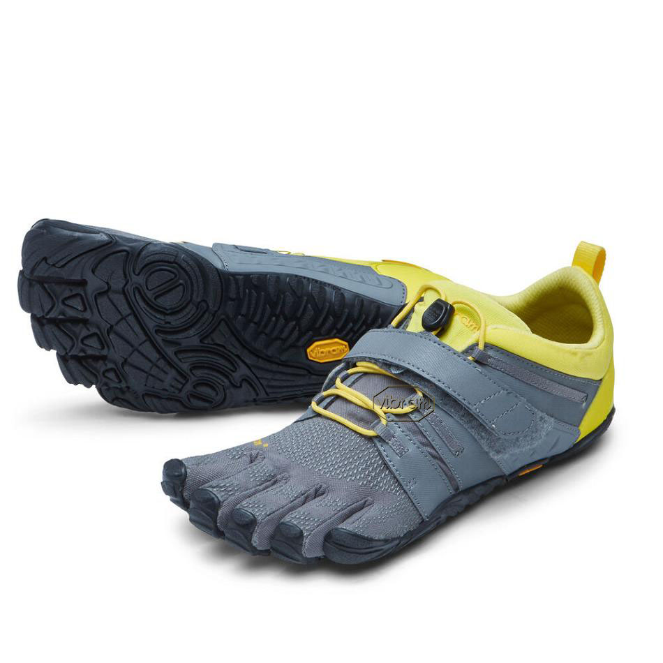 Women\'s Vibram V-Train 2.0 Training Shoes Grey / Yellow / Black | CA_Y30