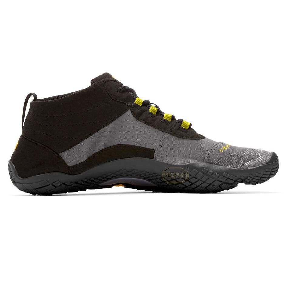 Women's Vibram V-Trek Casual Shoes Black / Grey | CA_C14