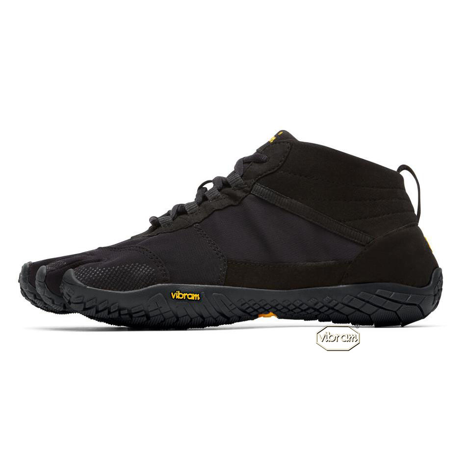 Women's Vibram V-Trek Casual Shoes Black | CA_P26