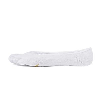 Men's Vibram 5TOE Ghost Socks White | CA_K07