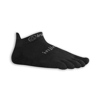 Men's Vibram Injinji No-Show Socks Black | CA_E03