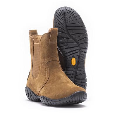 Men's Vibram Just For Me-Horse Ecostep Natural Boots Light Brown | CA_R73