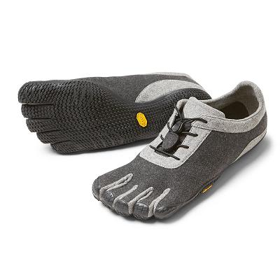 Men's Vibram KSO ECO Wool Casual Shoes Grey / Black | CA_E21