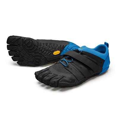 Men's Vibram V-Train 2.0 Training Shoes Black / Blue | CA_Q46