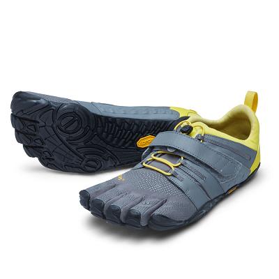 Men's Vibram V-Train 2.0 Training Shoes Grey / Yellow / Black | CA_Z15