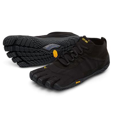 Men's Vibram V-Trek Casual Shoes Black | CA_V15