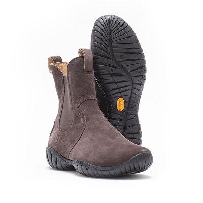 Women's Vibram Just For Me-Horse Ecostep Natural Boots Dark Brown | CA_Y75