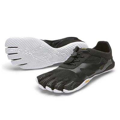 Women's Vibram KSO EVO Training Shoes Black / White | CA_H08