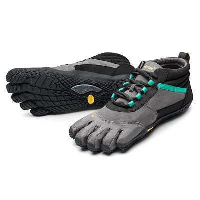 Women's Vibram V-Trek Insulated Casual Shoes Black / Grey / Green | CA_R49